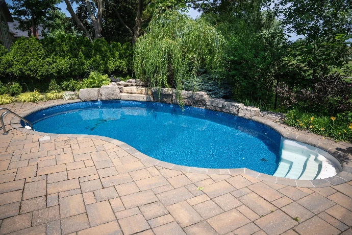 blue mosaic